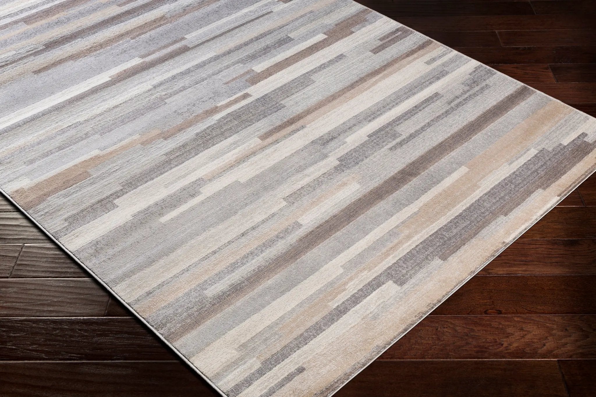 Roma ROM-2302 Gray Area Rug by LIVABLISS