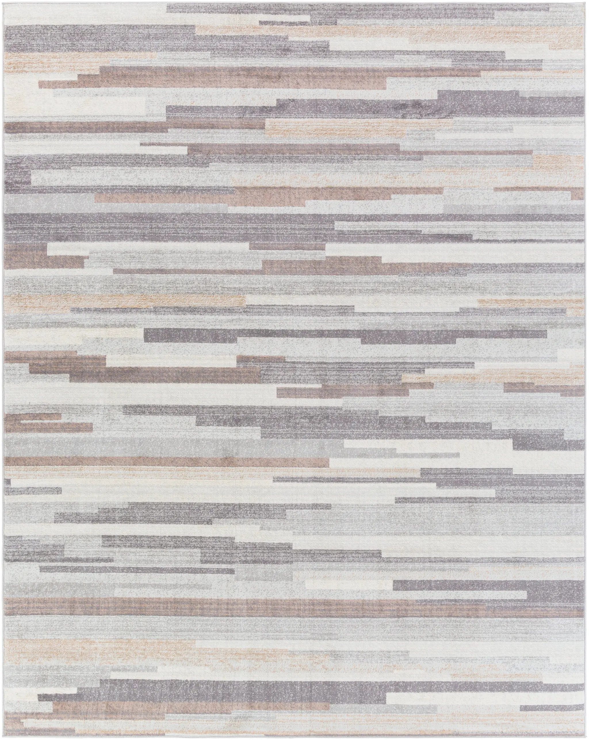 Roma ROM-2302 Gray Area Rug by LIVABLISS