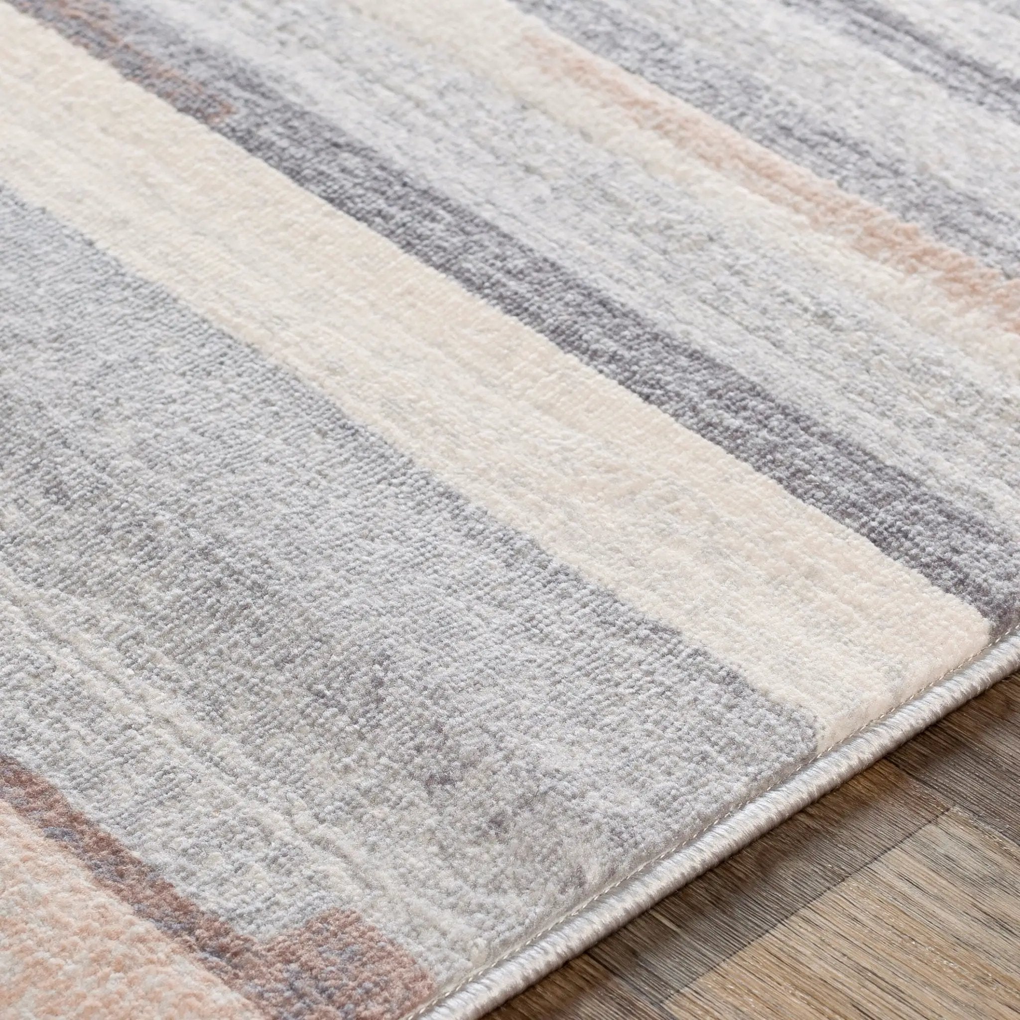 Roma ROM-2302 Gray Area Rug by LIVABLISS