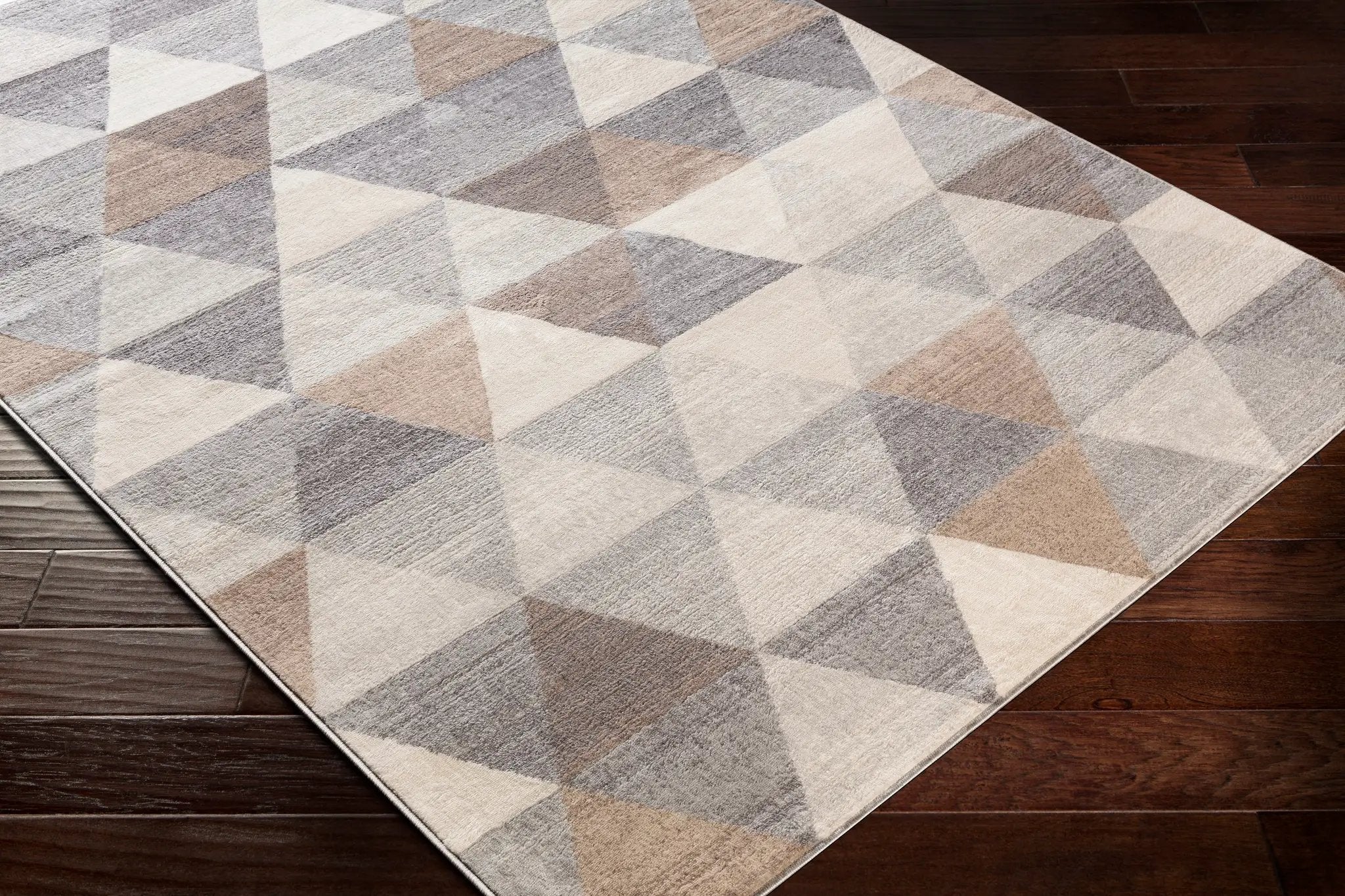 Roma ROM-2303 Gray Area Rug by LIVABLISS