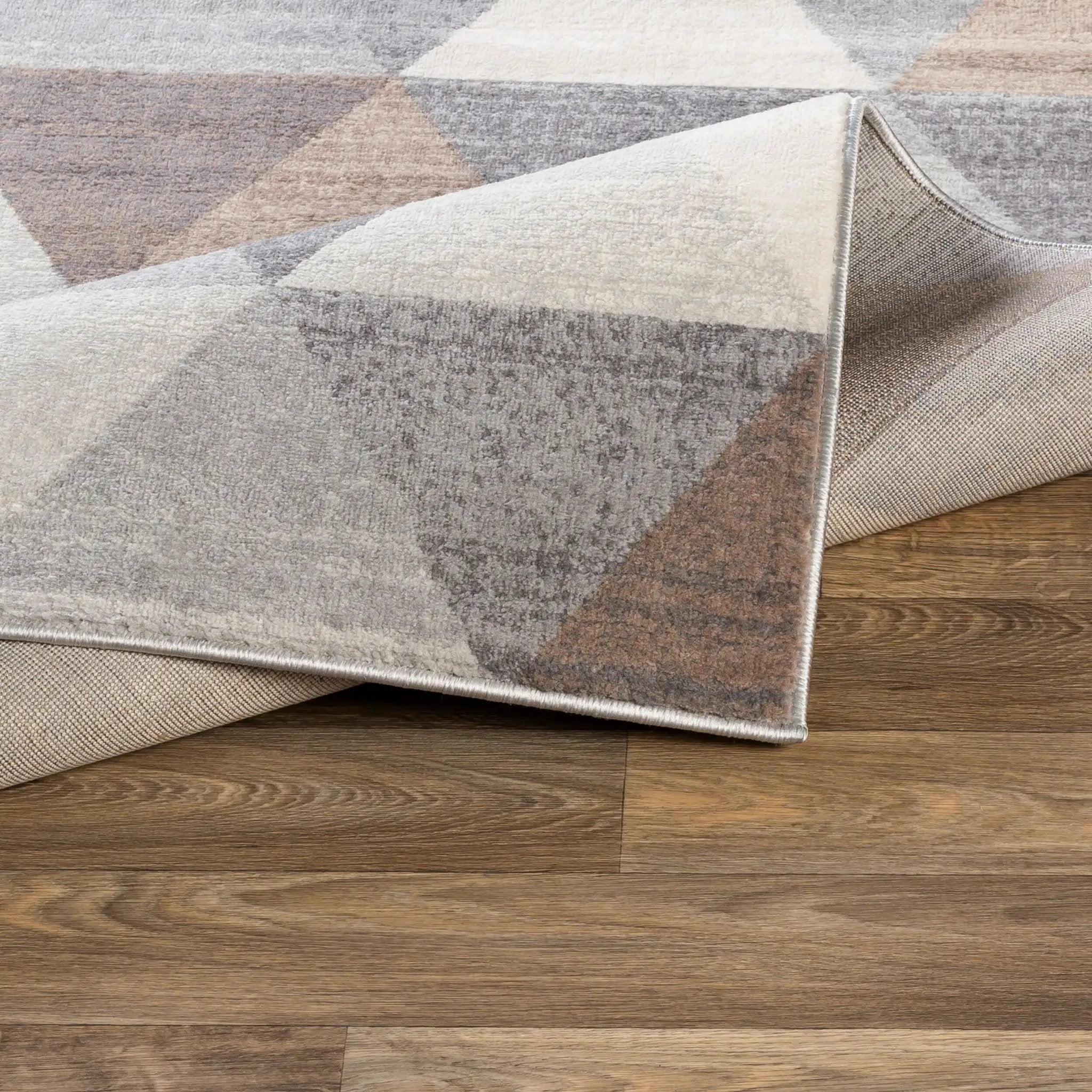 Roma ROM-2303 Gray Area Rug by LIVABLISS