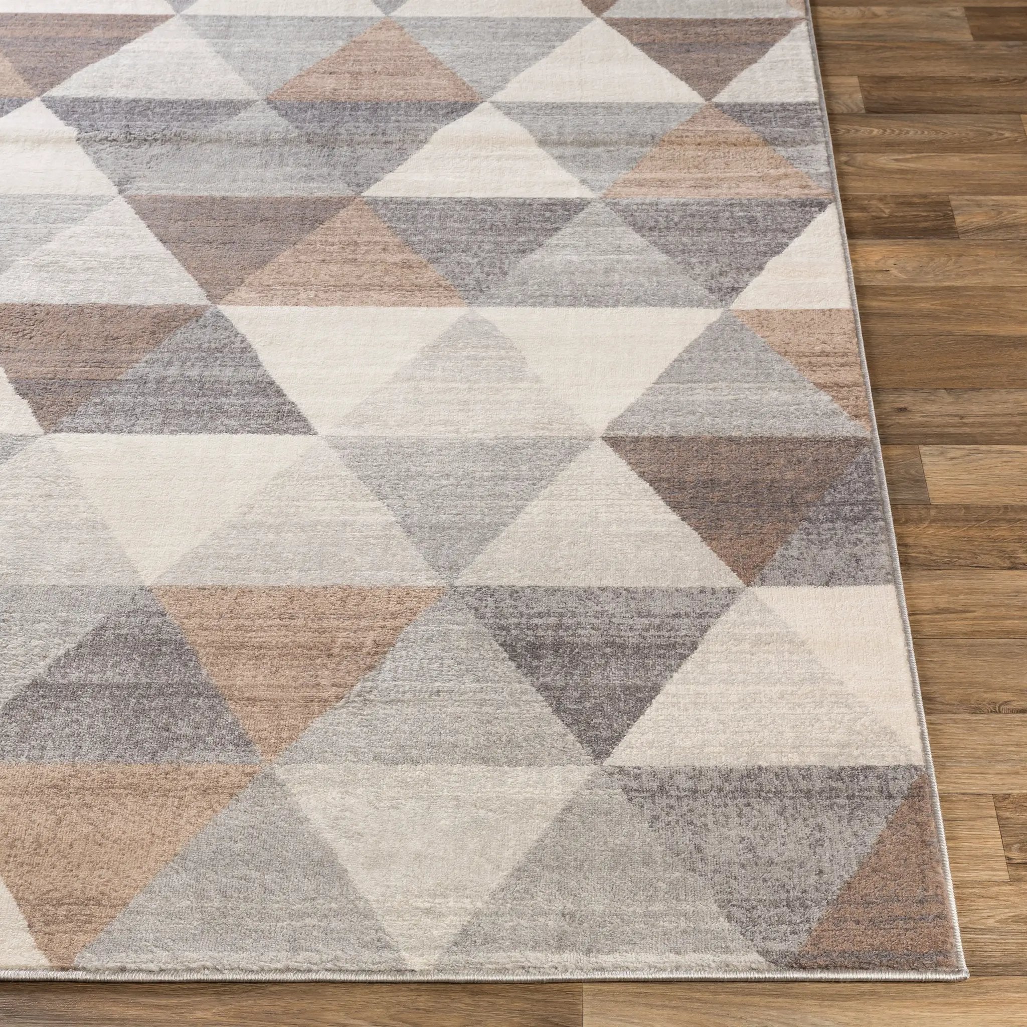 Roma ROM-2303 Gray Area Rug by LIVABLISS