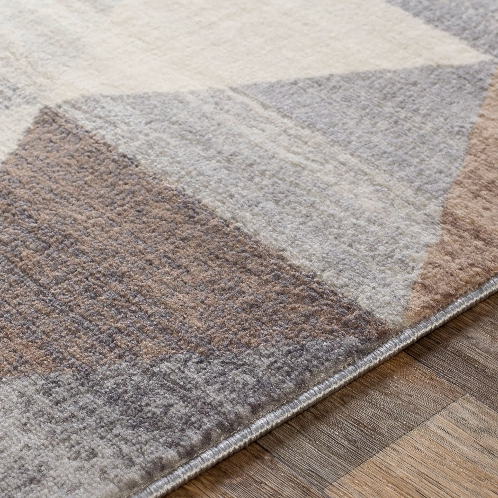 Roma ROM-2303 Gray Area Rug by LIVABLISS