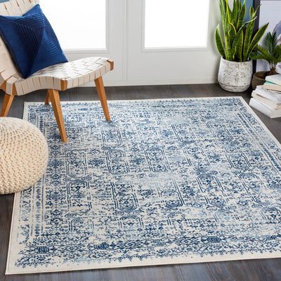 LIVABLISS Roma ROM-2309 Blue Area Rug