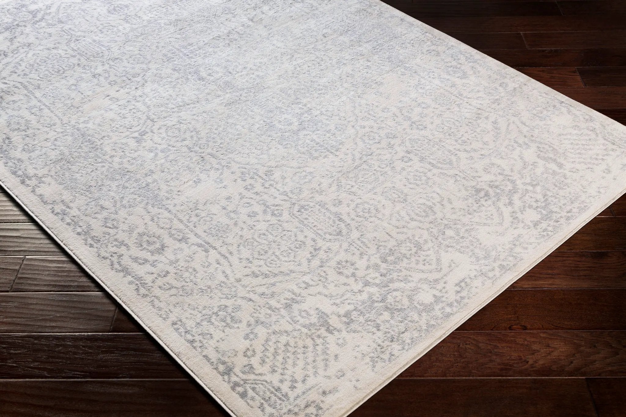 Roma ROM-2314 Gray Area Rug by LIVABLISS