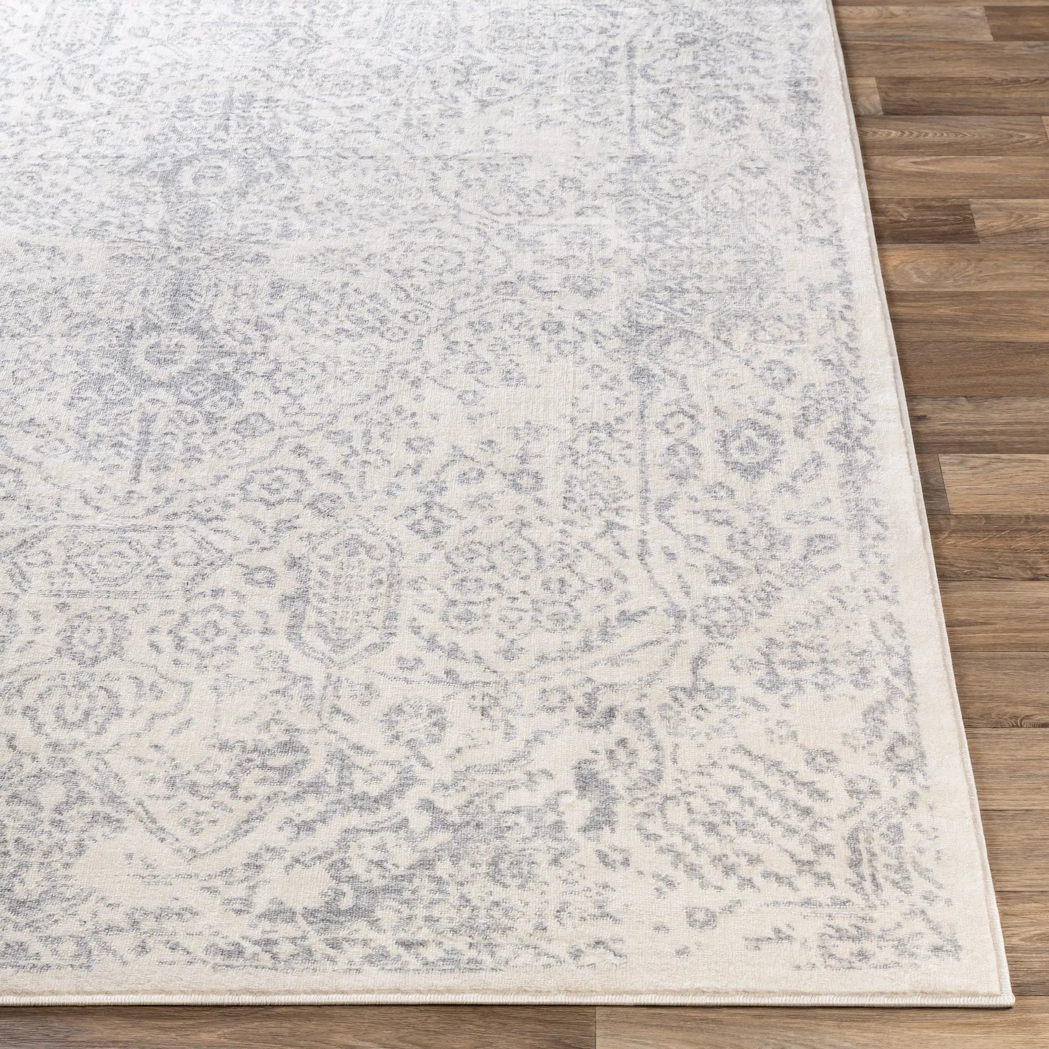 Roma ROM-2314 Gray Area Rug by LIVABLISS