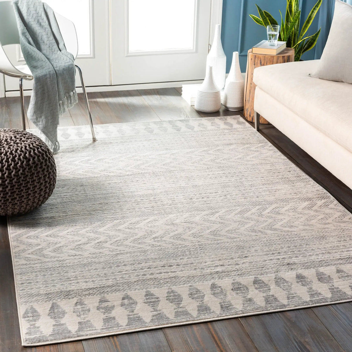 LIVABLISS Roma ROM-2329 White Area Rug