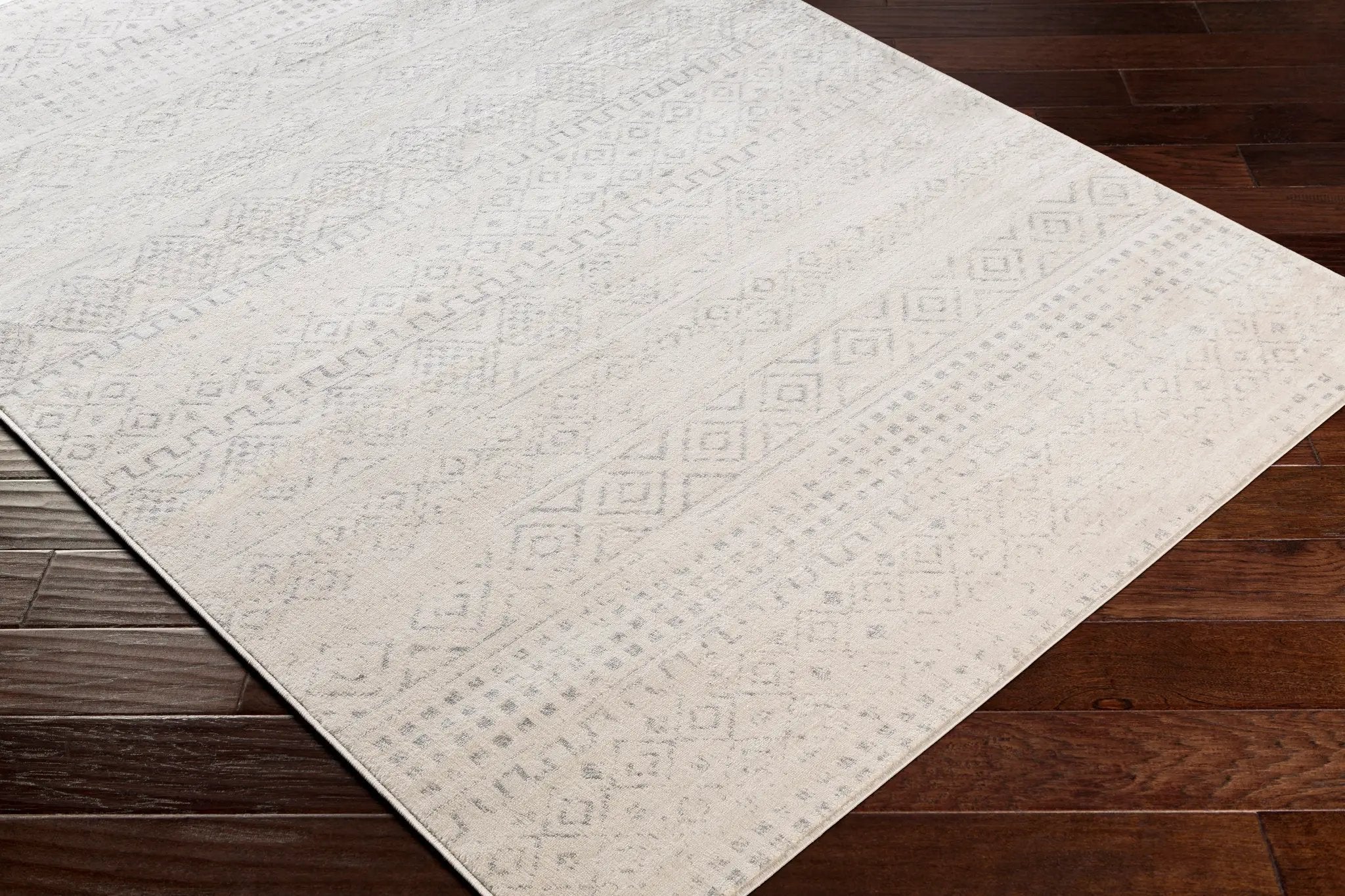 Roma ROM-2341 Gray Area Rug by LIVABLISS