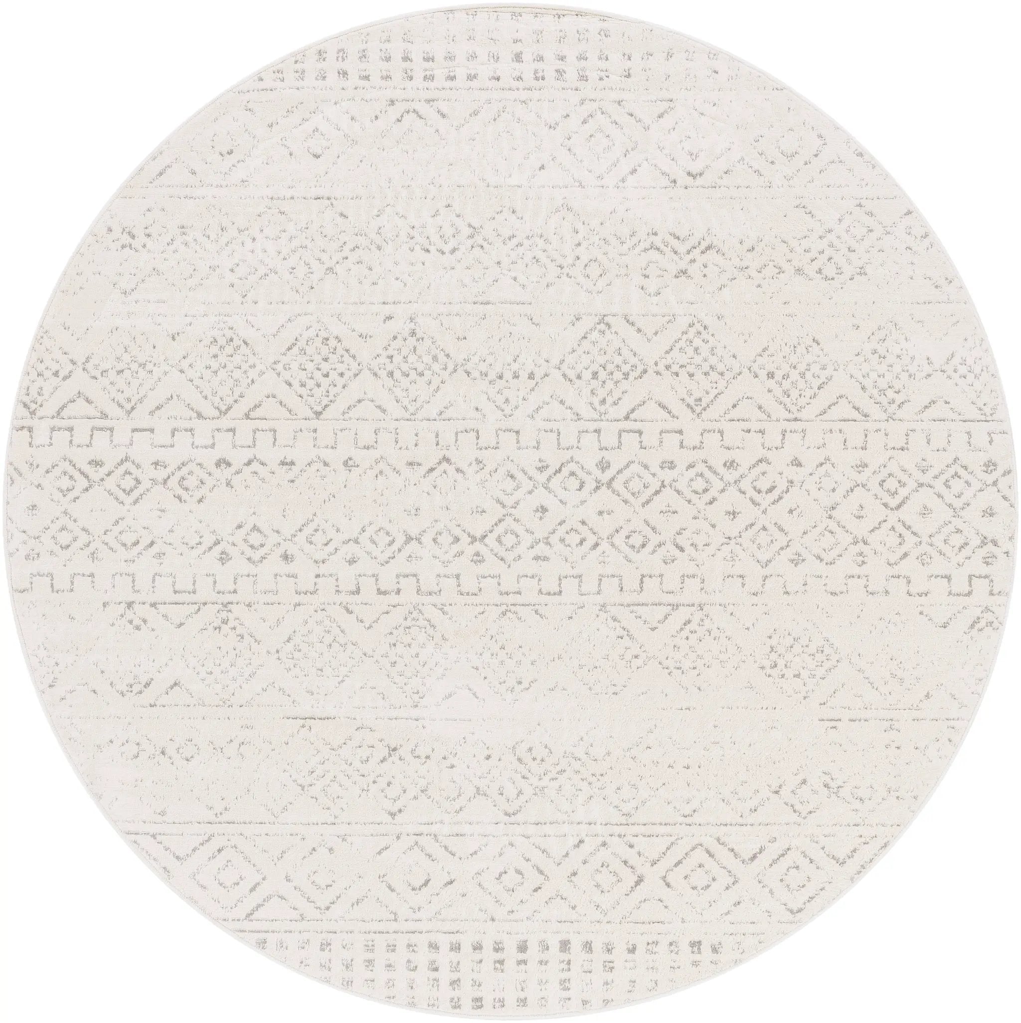 Roma ROM-2341 Gray Area Rug by LIVABLISS