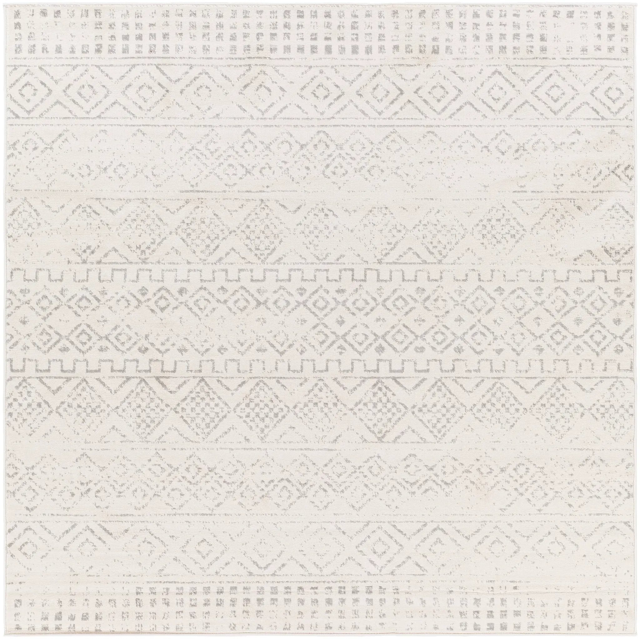 Roma ROM-2341 Gray Area Rug by LIVABLISS