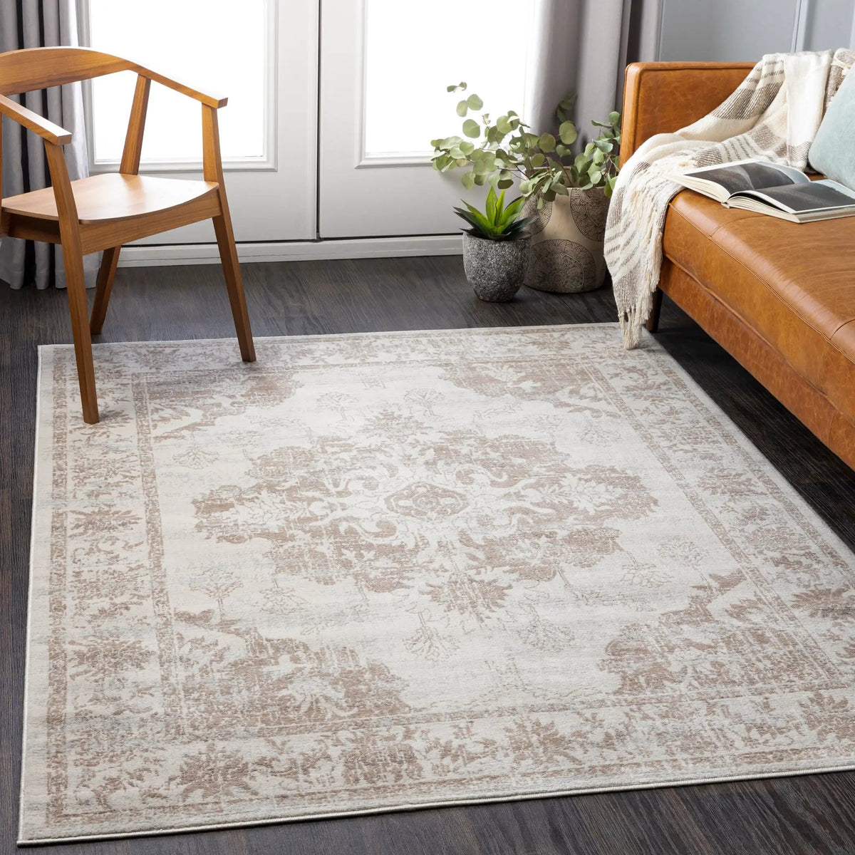 LIVABLISS Roma ROM-2363 Beige Area Rug