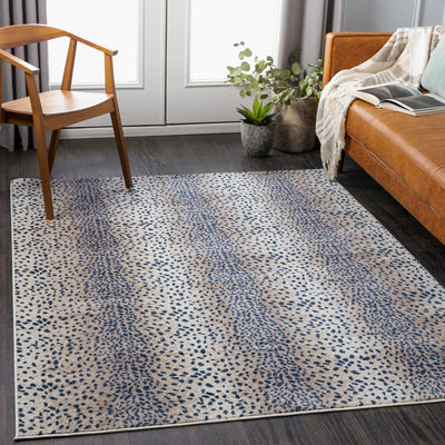 LIVABLISS Roma ROM-2372 Blue Area Rug