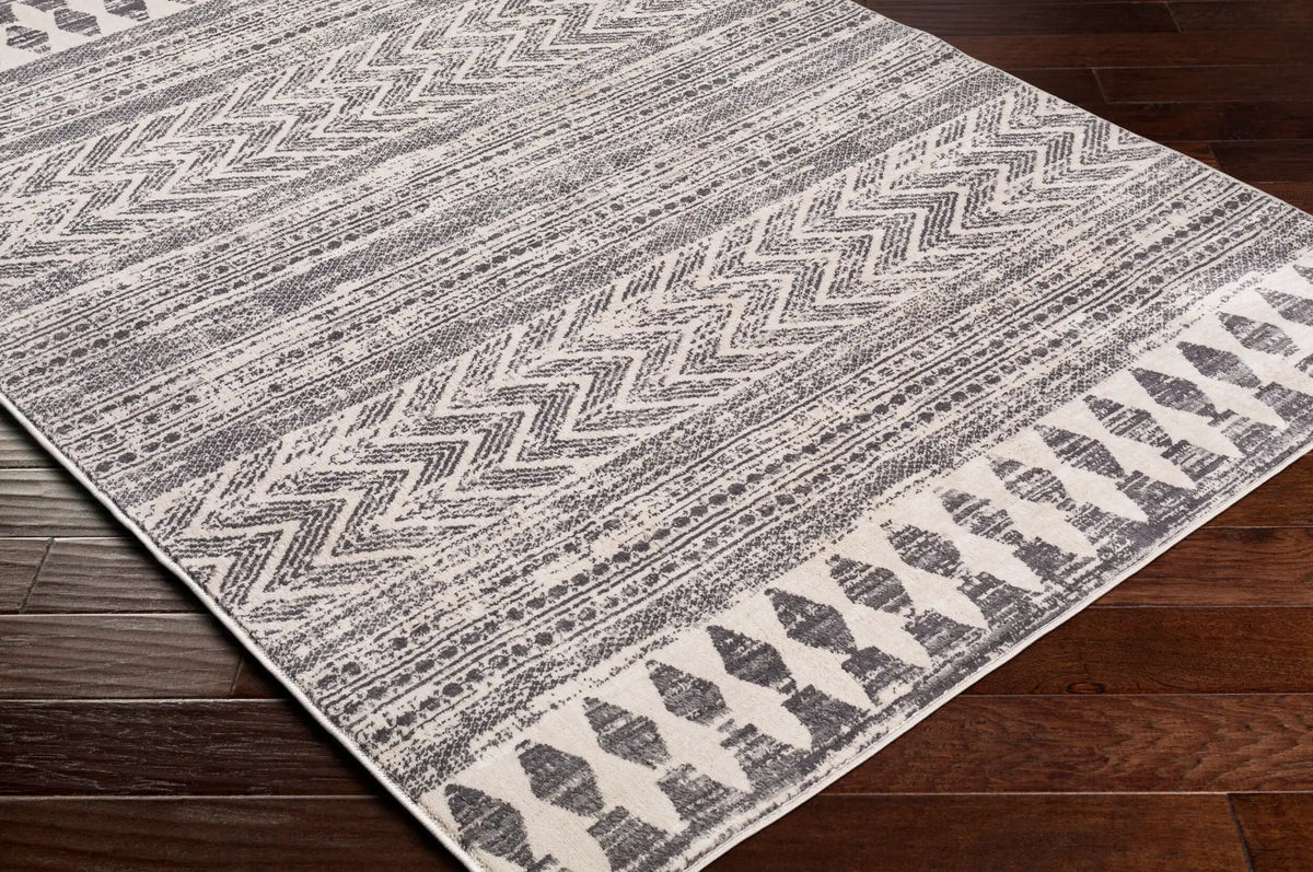 LIVABLISS Roma ROM-2396 Gray Area Rug