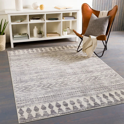 LIVABLISS Roma ROM-2396 Gray Area Rug