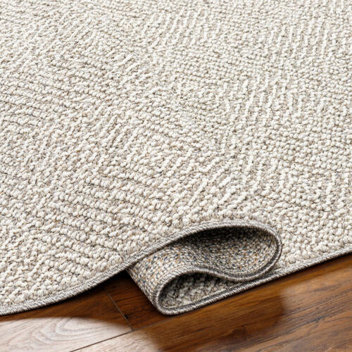 Surya Rockport RPT-2310 Light Gray Area Rug by LIVABLISS