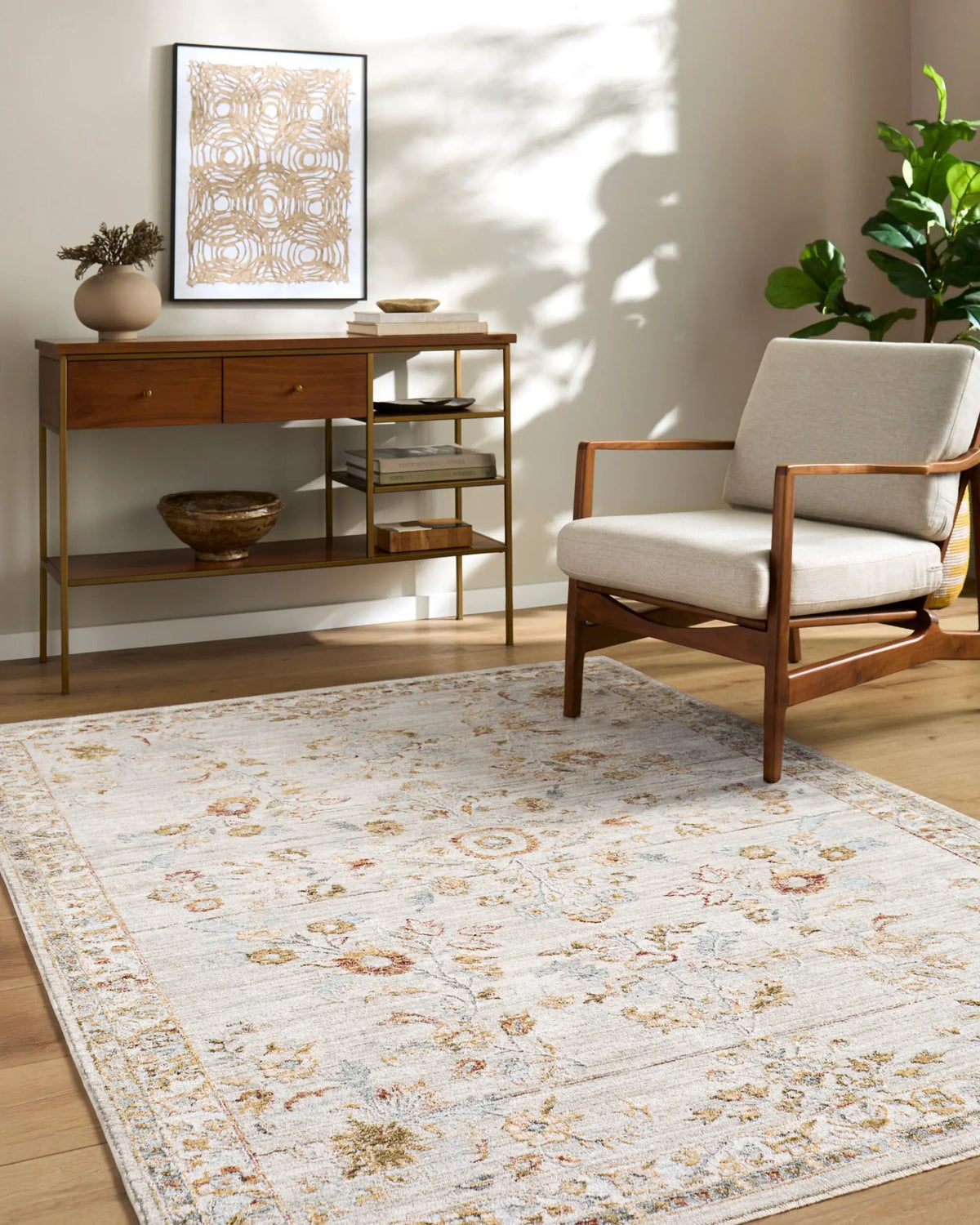 LIVABLISS Roseanne RSE-2303 Light-Gray Area Rug