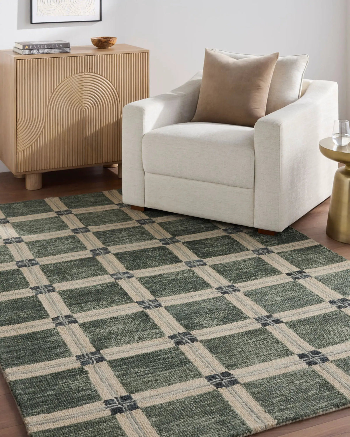 LIVABLISS Rue RUE-2303 Forest-Green Area Rug