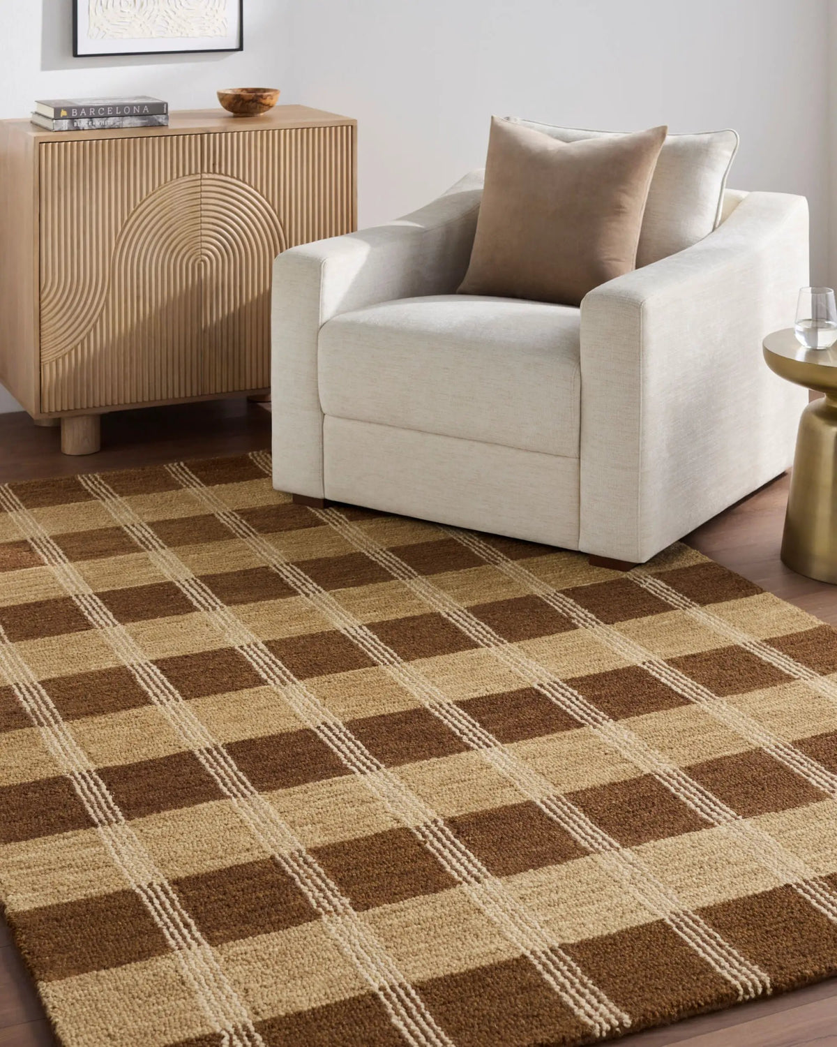 LIVABLISS Rue RUE-2306 Mocha Area Rug