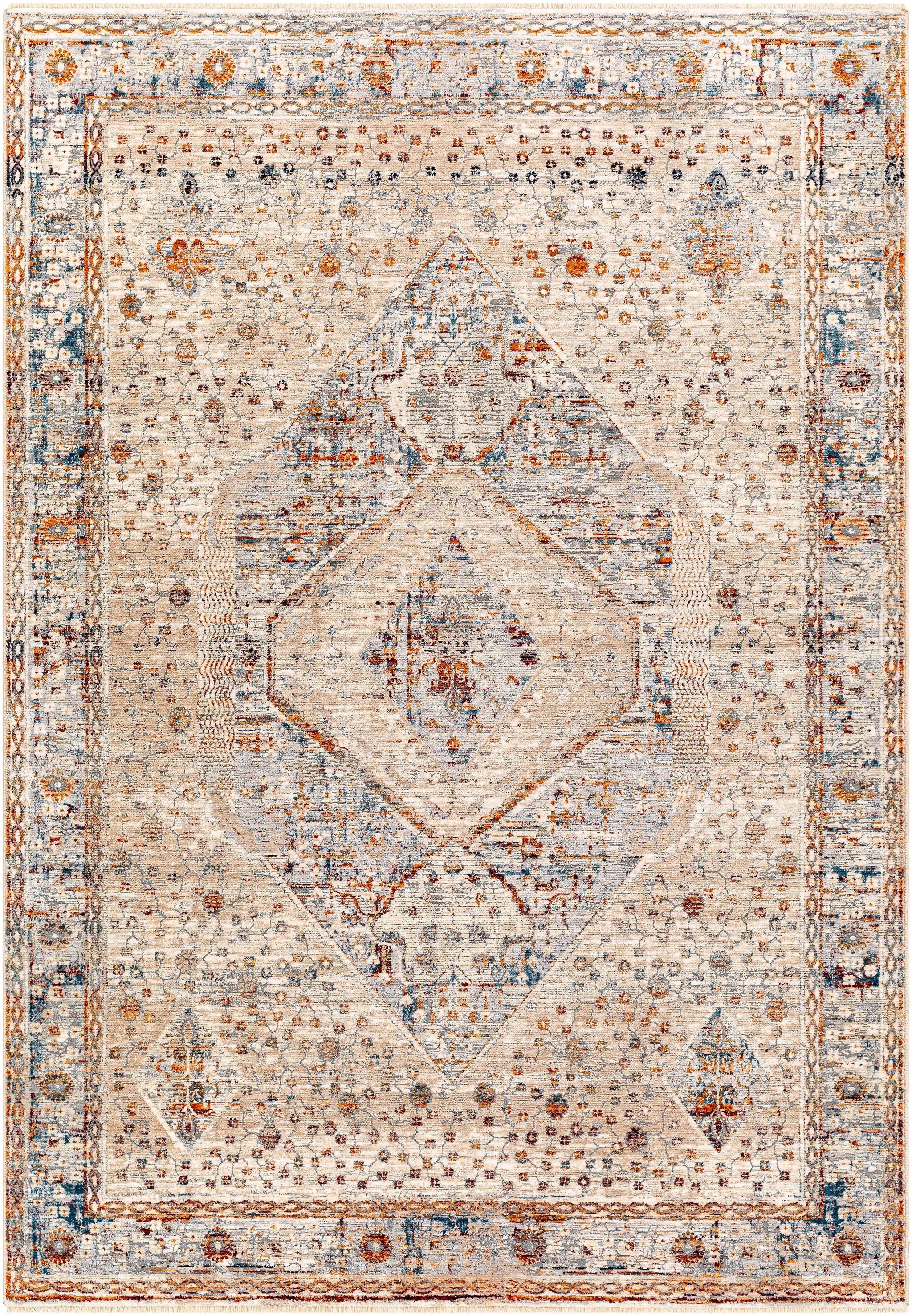 Arya RYA-2305 Medium-Gray Area Rug by LIVABLISS