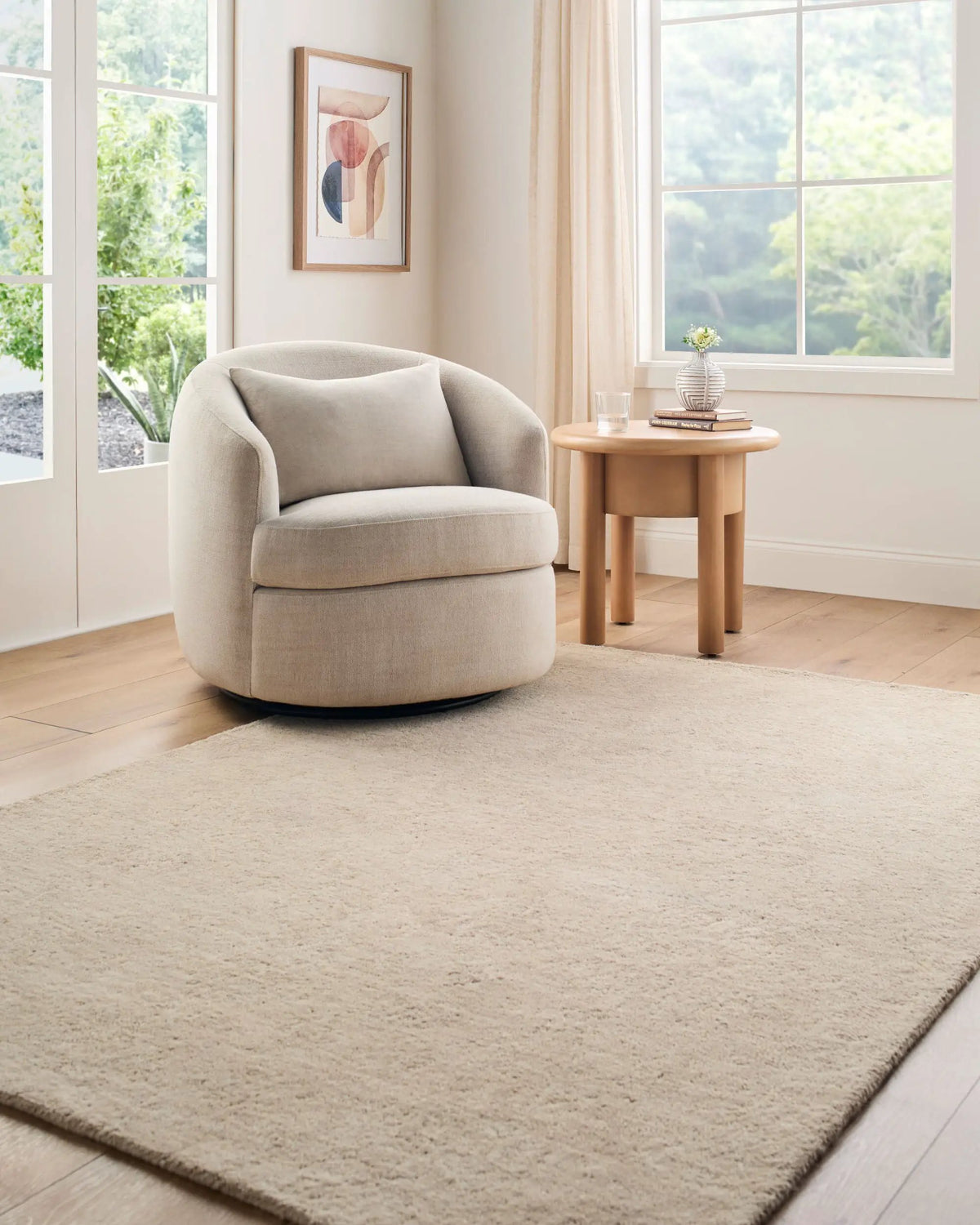 Livabliss x Rachel Zoe The Neutral Edit RZNE-2300 Sandstone Area Rug