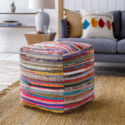 LIVABLISS Renzo RZO-001 Hand Woven Pouf