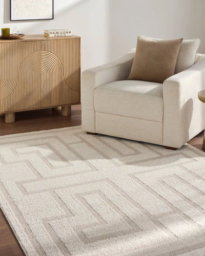 Livabliss x Rachel Zoe The Studio Edit RZSE-2301 Cream Area Rug