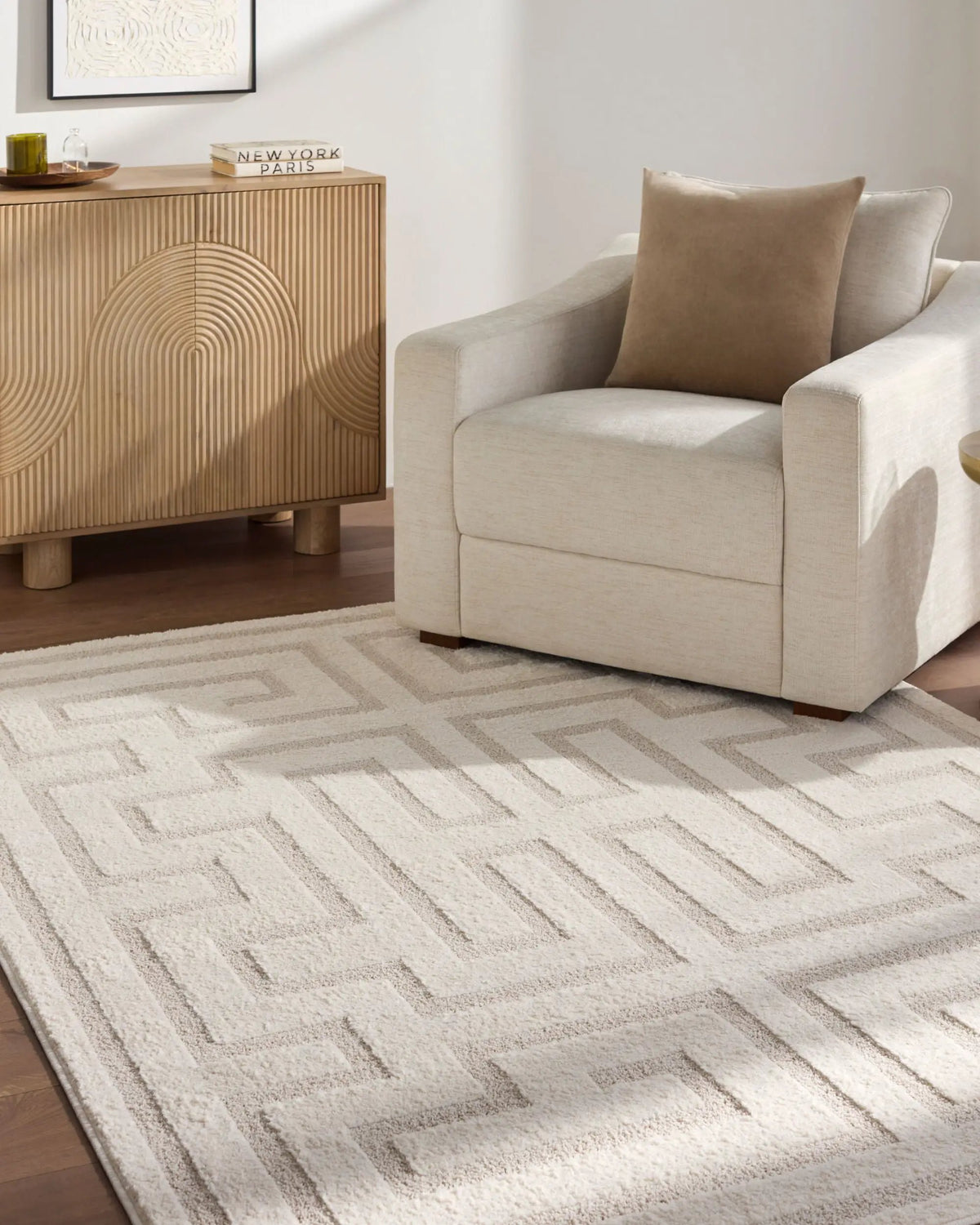 Livabliss x Rachel Zoe The Studio Edit RZSE-2306 Cream Area Rug
