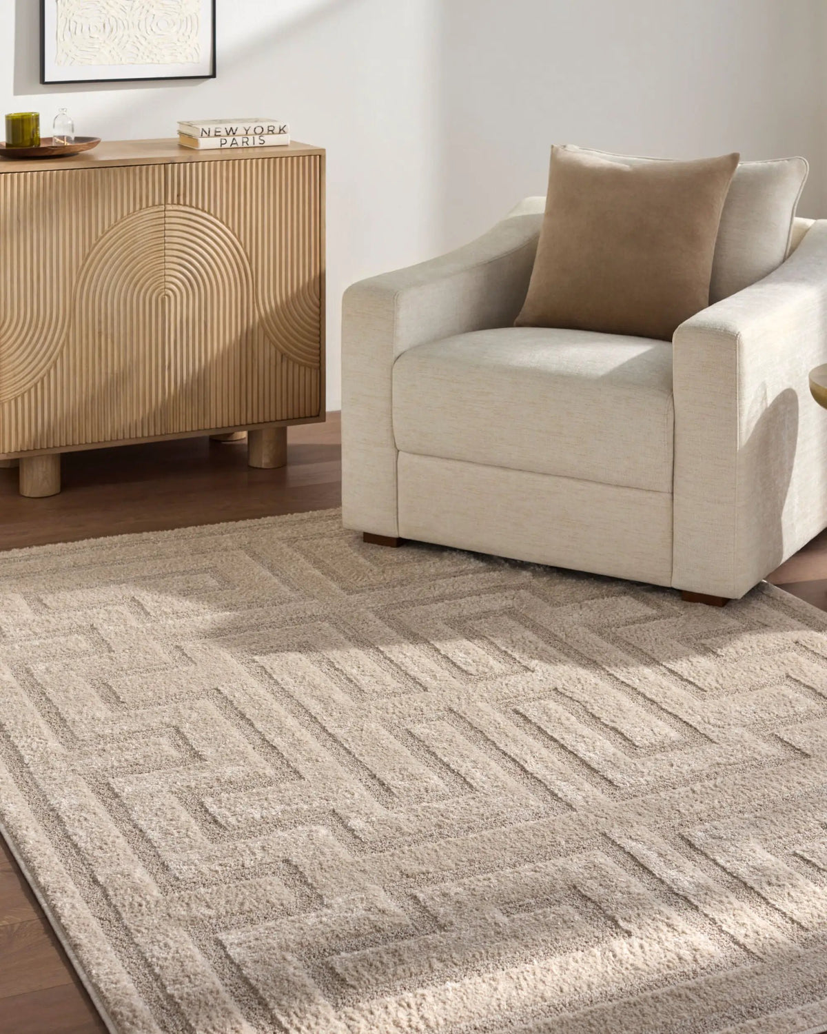 Livabliss x Rachel Zoe The Studio Edit RZSE-2308 Oatmeal Area Rug