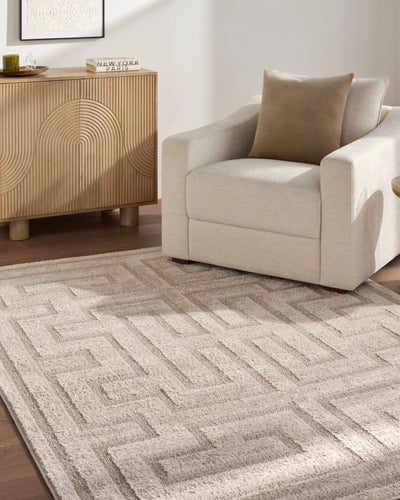 Livabliss x Rachel Zoe The Studio Edit RZSE-2309 Oatmeal Area Rug