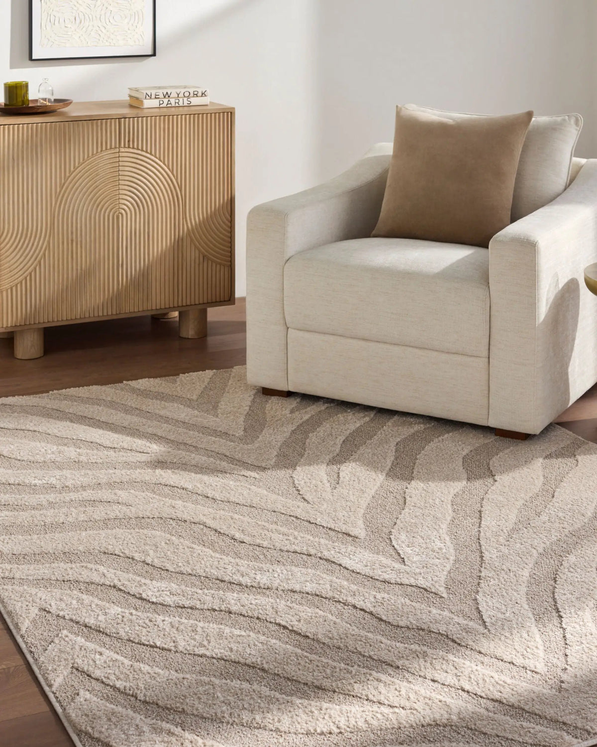 Livabliss x Rachel Zoe The Studio Edit RZSE-2315 Oatmeal Area Rug