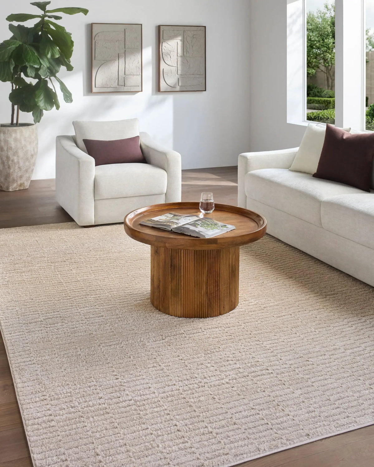 Livabliss x Rachel Zoe The Studio Edit RZSE-2328 Oatmeal Area Rug