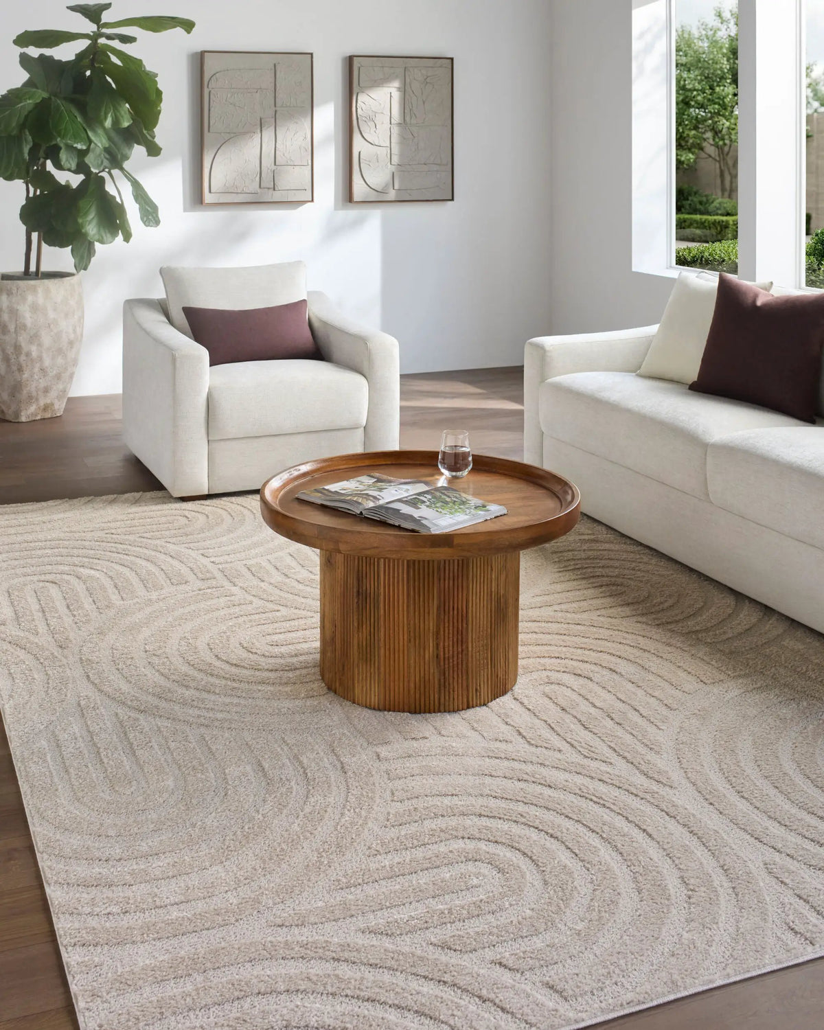 Livabliss x Rachel Zoe The Studio Edit RZSE-2332 Oatmeal Area Rug
