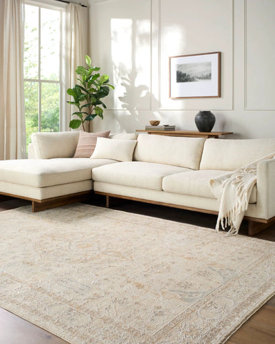 Livabliss x Rachel Zoe The Vintage Edit RZVE-2300 Light-Beige Area Rug
