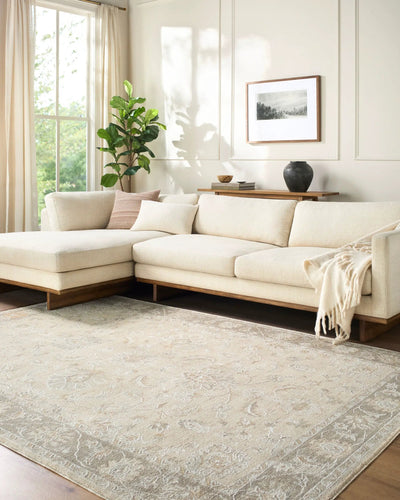 Livabliss x Rachel Zoe The Vintage Edit RZVE-2304 Light-Beige Area Rug