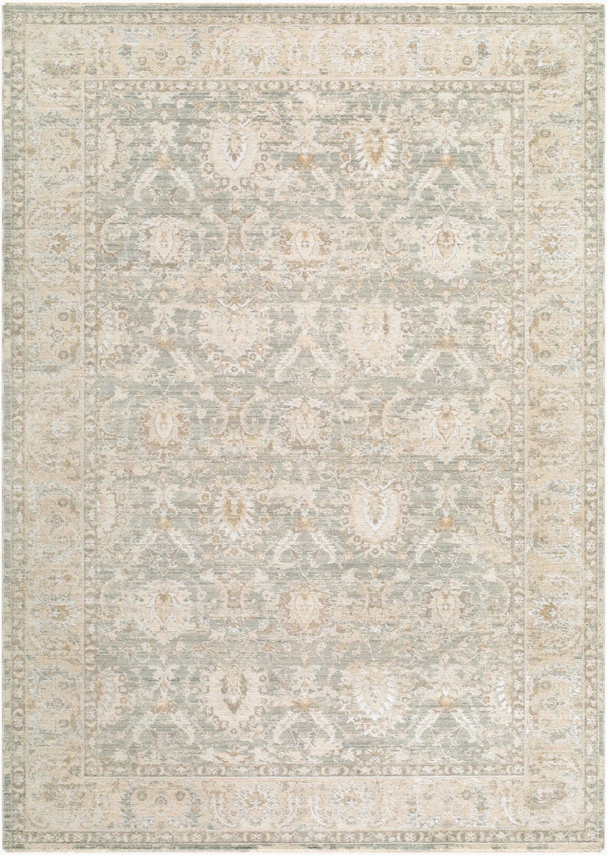 Livabliss x Rachel Zoe The Vintage Edit RZVE-2305 Seafoam Area Rug