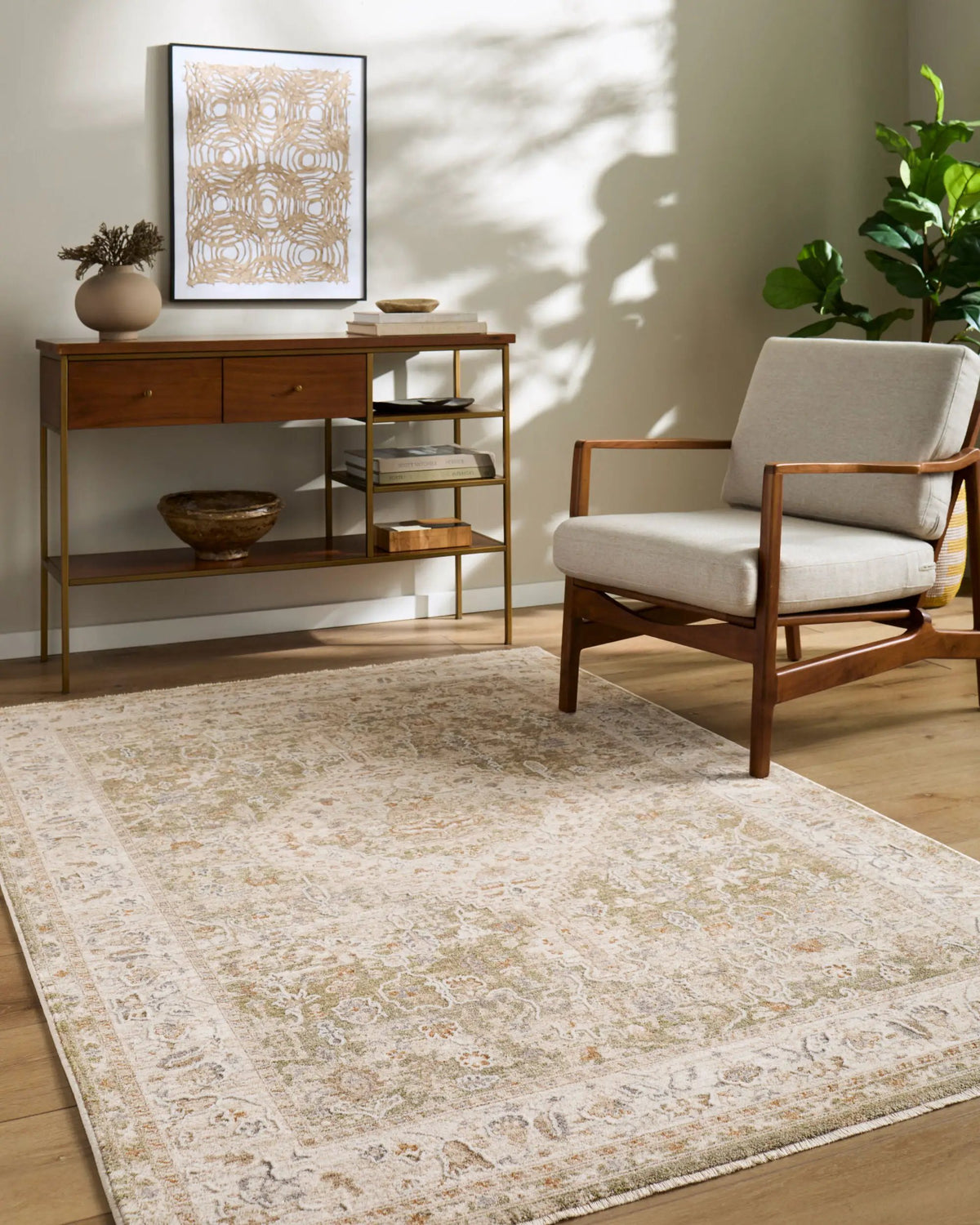 LIVABLISS Seclusion SCN-2300 Light-Beige Area Rug