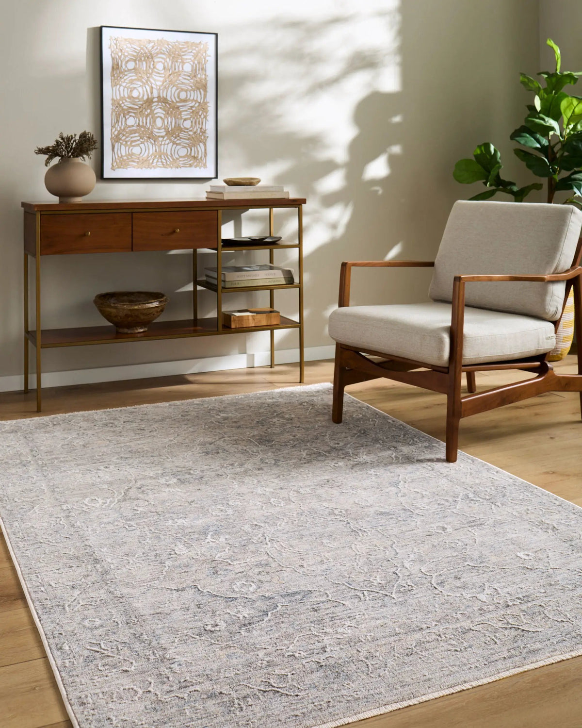 LIVABLISS Seclusion SCN-2306 Light-Gray Area Rug