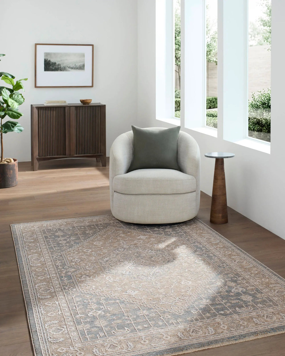 LIVABLISS Seclusion SCN-2310 Ivory Area Rug
