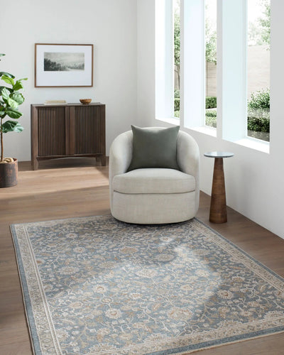 LIVABLISS Seclusion SCN-2311 Medium-Gray Area Rug