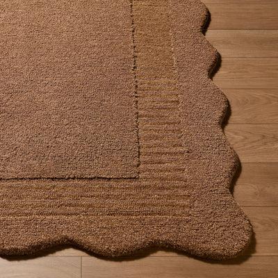 LIVABLISS Scalloped SCP-2306 Chestnut Area Rug