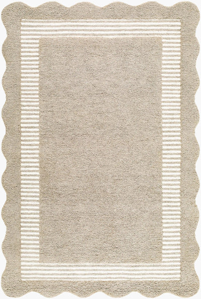 LIVABLISS Scalloped SCP-2309 Beige Area Rug
