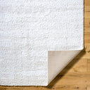 Surya Sacramento Shag SCS-2301 White Area Rug by LIVABLISS