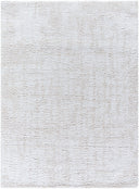 Surya Sacramento Shag SCS-2302 White Area Rug by LIVABLISS