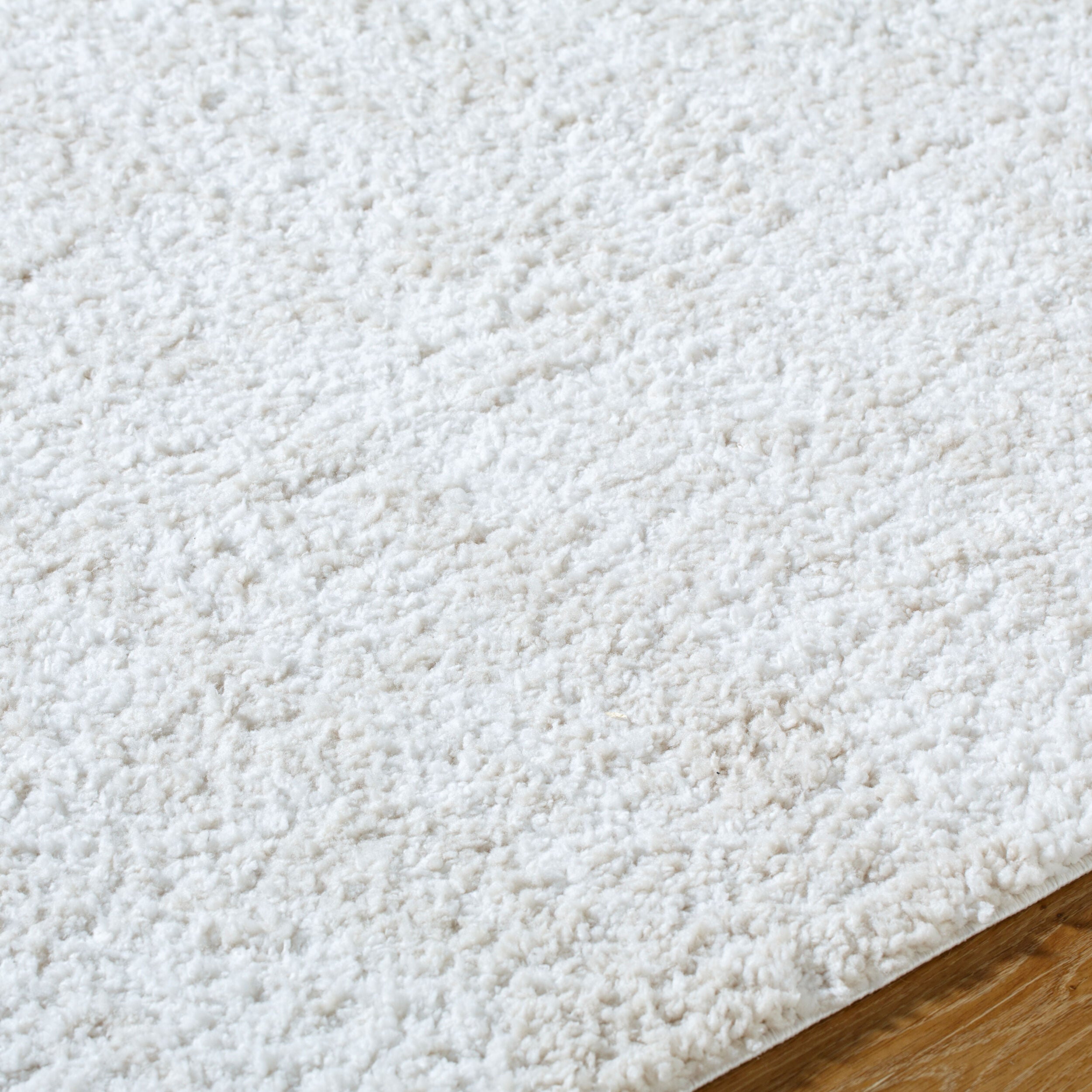 Surya Sacramento Shag SCS-2302 White Area Rug by LIVABLISS