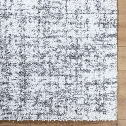 Surya Sacramento Shag SCS-2306 White Area Rug by LIVABLISS