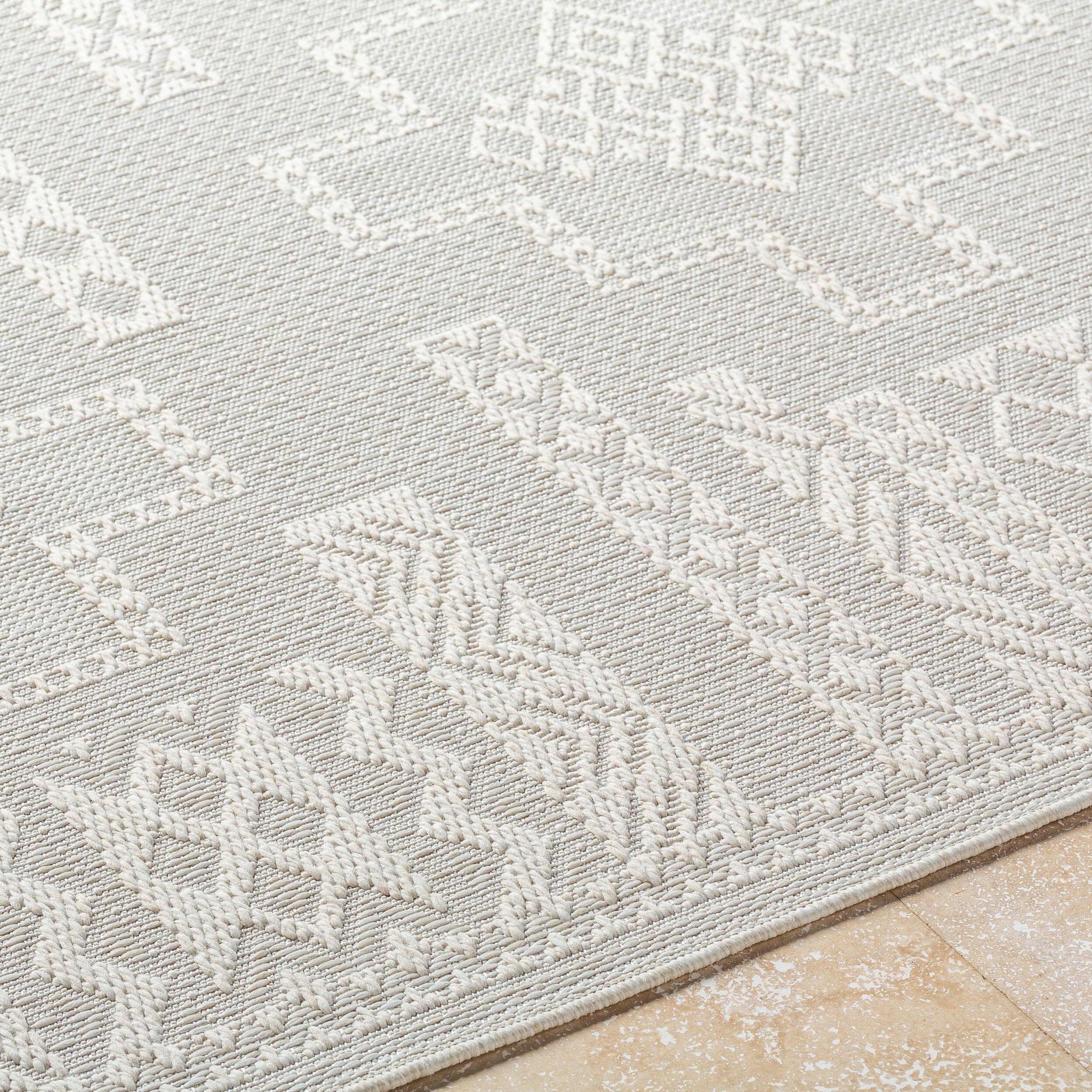 Surya Sandra SDR-2303 Beige Area Rug by LIVABLISS