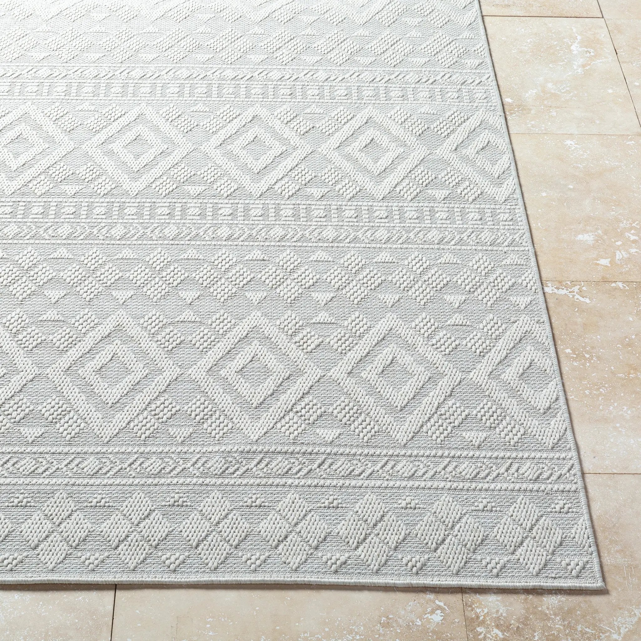Sandra SDR-2310 Beige Area Rug by LIVABLISS
