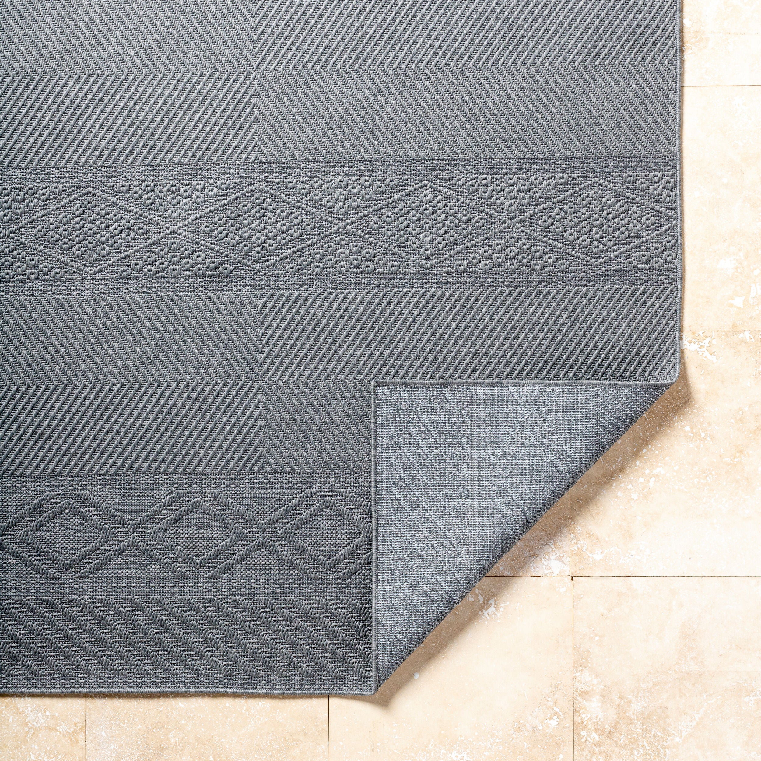 Surya Sandra SDR-2322 Charcoal Area Rug by LIVABLISS
