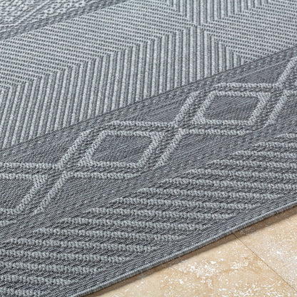 Surya Sandra SDR-2322 Charcoal Area Rug by LIVABLISS