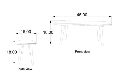 LIVABLISS Sacsha SHC-002 Bench